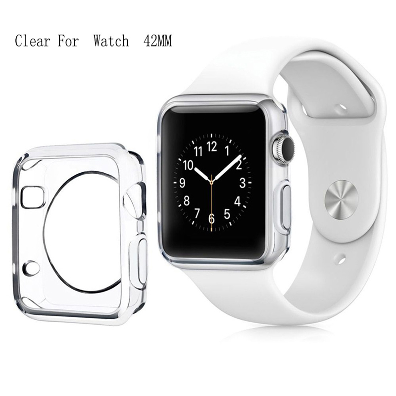 TPU Soft Bumper for Apple iWatch case 45mm 41mm 44mm 40mm 42mm 38mm iWatch Accessories for Apple Watch iWatch Series 7 6 5 4 3 2, Transparent
TPU Soft Bumper for Apple iWatch case 45mm 41mm 44mm 40mm 42mm 38mm iWatch Accessories for Apple Watch iWatch Series 7 6 5 4 3 2, Transparent