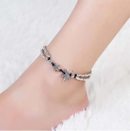 Vintage Bracelet Foot Jewelry Retro Anklet For Women Girls Ankle Leg Chain Charm Starfish Beads Bracelet Fashion Beach Jewelry NEW
Vintage Bracelet Foot Jewelry Retro Anklet For Women Girls Ankle Leg Chain Charm Starfish Beads Bracelet Fashion Beach Jewelry NEW