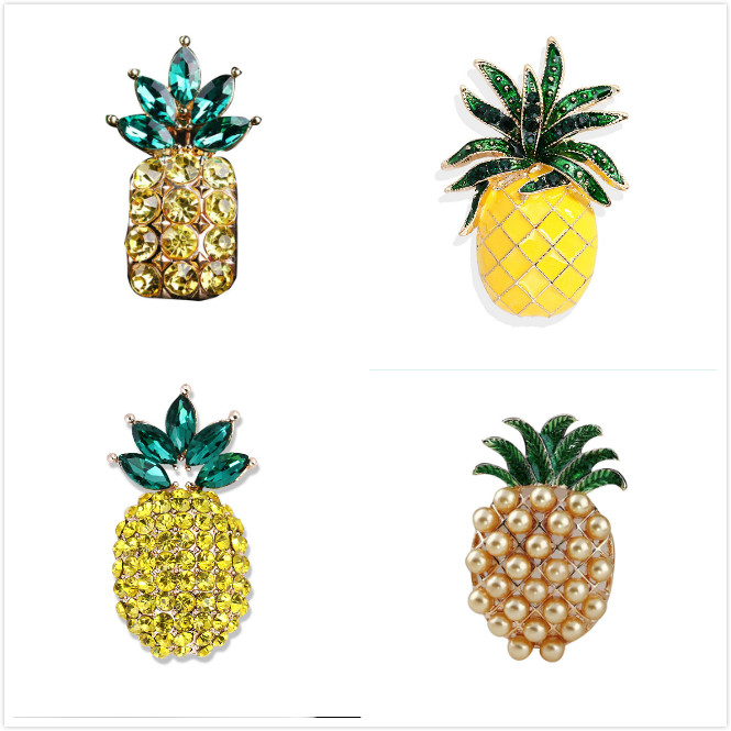 Wholesale Pineapple Crystal Enamel Brooches Pins For Women Wedding Christmas Gift 2018 New ARRIVAL Fashion Rhinestone fruit Jewelry
Wholesale Pineapple Crystal Enamel Brooches Pins For Women Wedding Christmas Gift 2018 New ARRIVAL Fashion Rhinestone fruit Jewelry