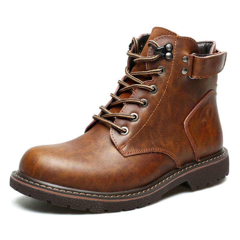 2018 Autumn Winter Men Boots Genuine Leather Vintage Man Shoes Casual Fashion High-Cut Lace-up Warm Mens Zapatos De Hombre, Black
2018 Autumn Winter Men Boots Genuine Leather Vintage Man Shoes Casual Fashion High-Cut Lace-up Warm Mens Zapatos De Hombre, Black
