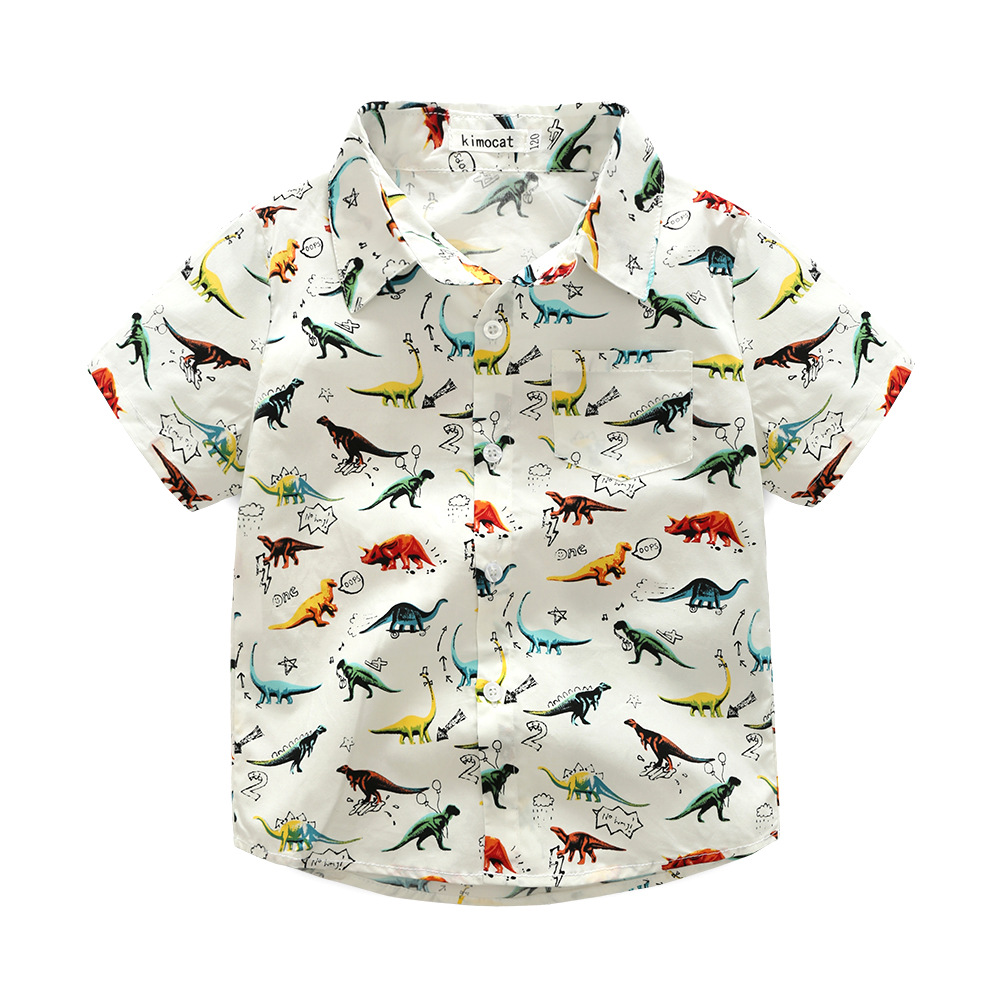 NEW ARRIVAL Children Cartoon Dinosaur T Shirt design Boy Kid Clothes Short Sleeve Girl turn down Tee Shirt Kid Summer, As pic
NEW ARRIVAL Children Cartoon Dinosaur T Shirt design Boy Kid Clothes Short Sleeve Girl turn down Tee Shirt Kid Summer, As pic
