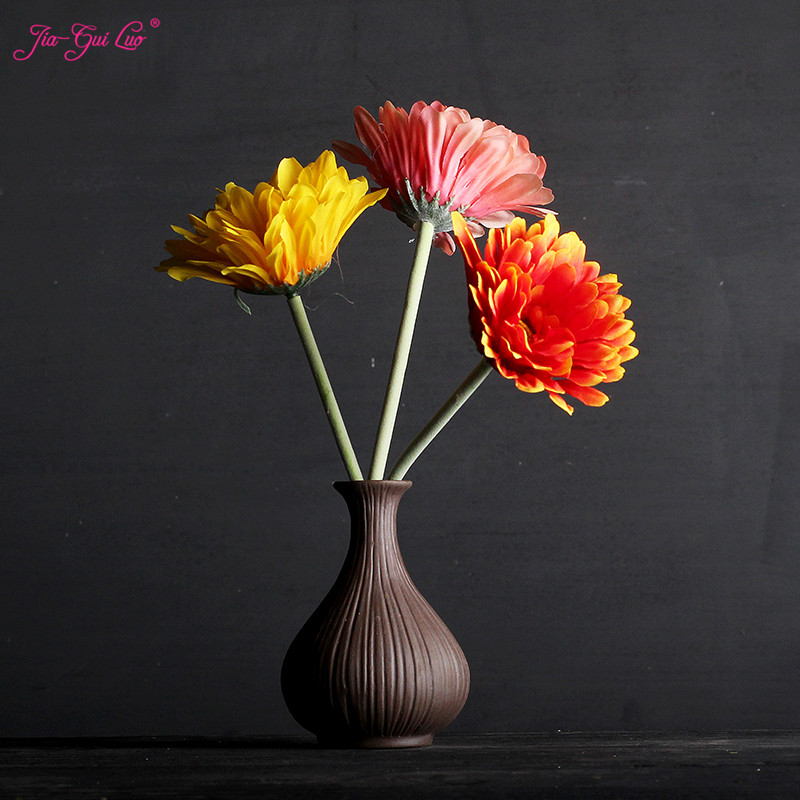 JIA-GUI LUO Ceramic vases Home Desk Accessories Dried flowers and floral decorative containers Creative display Pottery