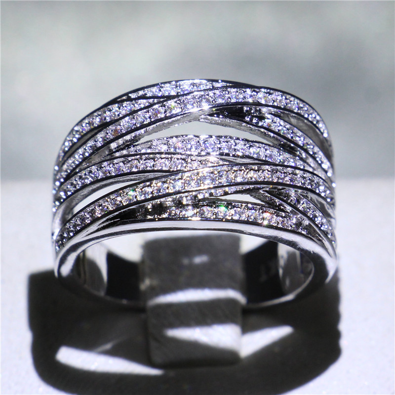 2018 New Design Cross Birthday Party Finger Ring 10KT White Gold Filled 5A CZ Anniversary Band Jewelry For Heart Women Gift Size5-10
2018 New Design Cross Birthday Party Finger Ring 10KT White Gold Filled 5A CZ Anniversary Band Jewelry For Heart Women Gift Size5-10