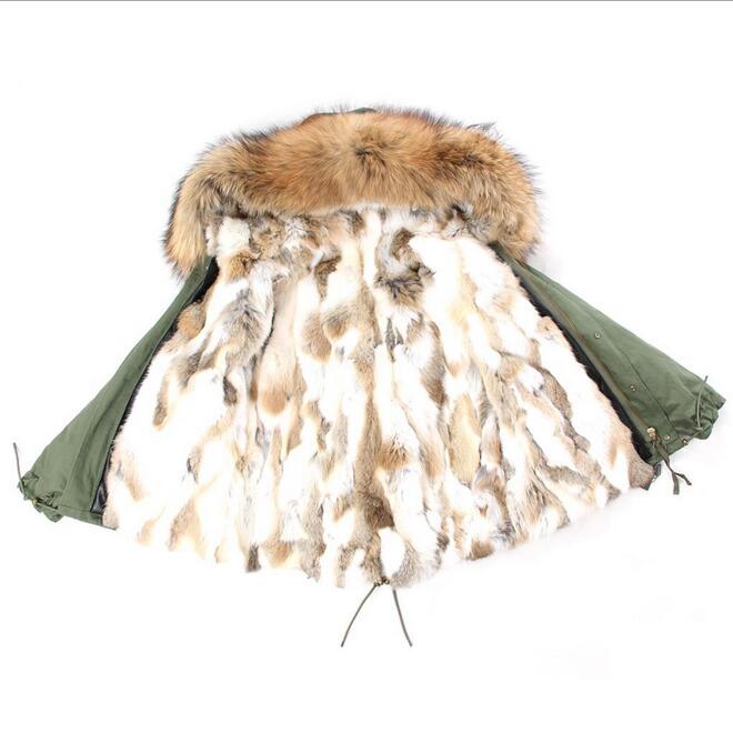 MUKLA furs brown trim snow parkas for women grey white rabbit fur lining army green canvas mini parkas, Choose the model
MUKLA furs brown trim snow parkas for women grey white rabbit fur lining army green canvas mini parkas, Choose the model