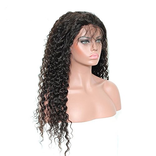 360 Lace Frontal Wig pre plucked natural hairline kinky Curly Brazilian Virgin Hair hd lace front Wigs For Black Women 14inch 130% density