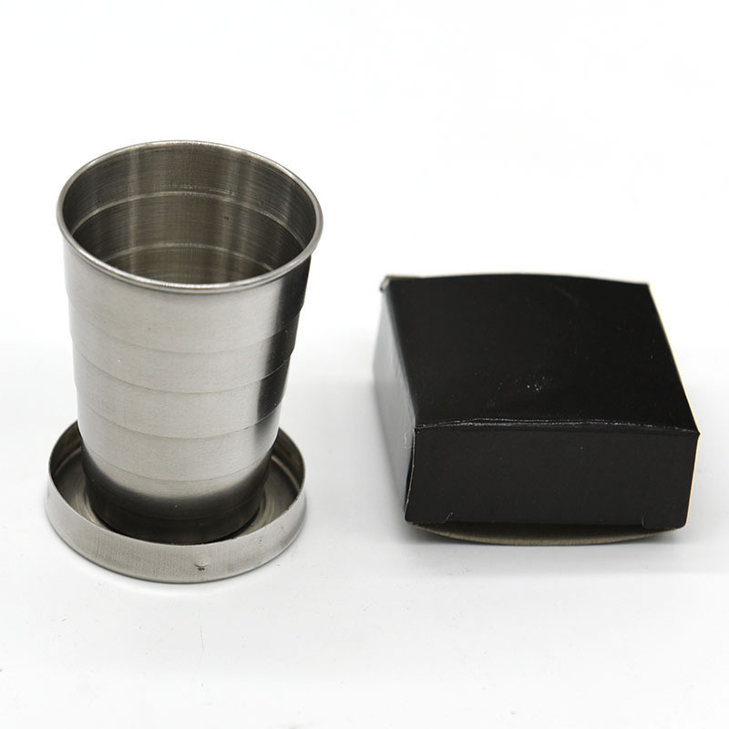 140ml/240ml Stainless Steel Portable Outdoor Travel Camping Folding Collapsible Cup Metal Telescopic Keychain DHL Fast Shipping
140ml/240ml Stainless Steel Portable Outdoor Travel Camping Folding Collapsible Cup Metal Telescopic Keychain DHL Fast Shipping