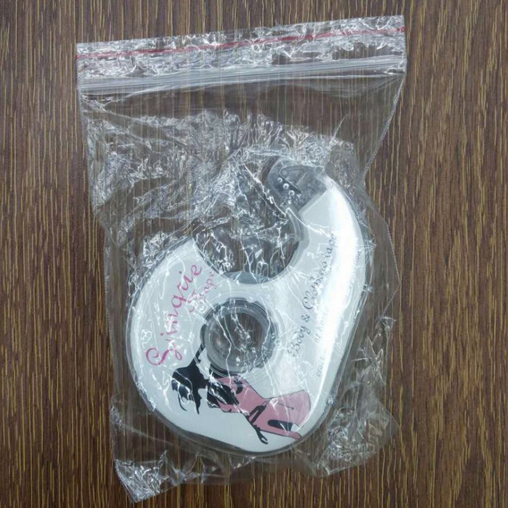 Women Body Non Exposure Strip Double Sided No Bra Dress Invisible Tapes 10pcs/lot Free shipping