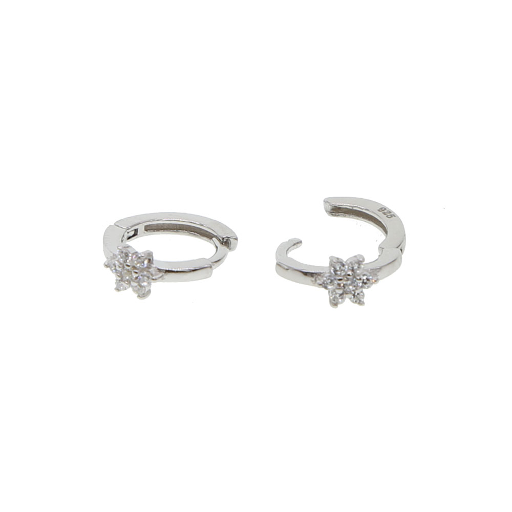 Sterg Sier Rhodium Gold wer Earrings: Dainty Delicate Elegance for Women & Girls
