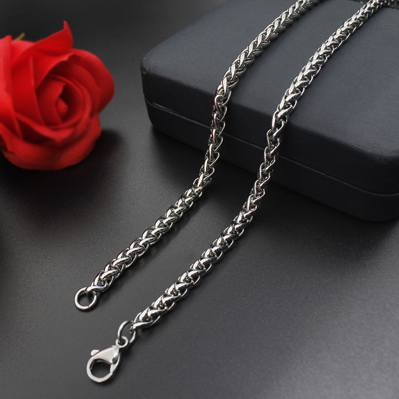 High Quality 316L Stainless Steel Chains Necklace Titanium Steel Jewelry Jewelry Accessories Mens Women Thick Necklace