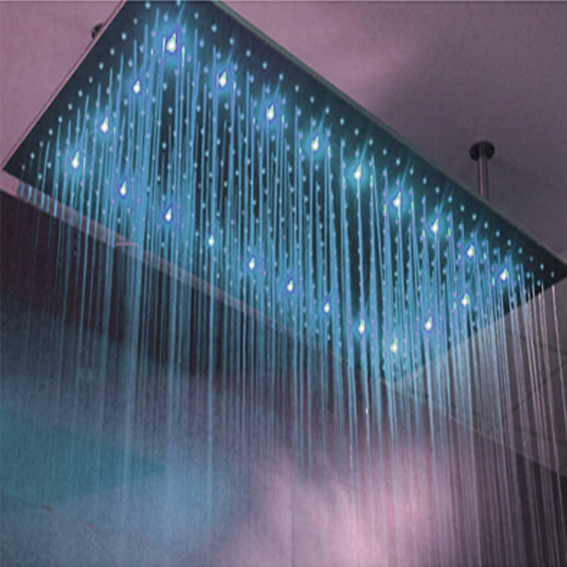 Novelty Design 600x800 mm Bathroom Shower,Overhead Ceiling Mounted LED Light Up Shower Head Rainfall With Free Energy Water Power Lamp
Novelty Design 600x800 mm Bathroom Shower,Overhead Ceiling Mounted LED Light Up Shower Head Rainfall With Free Energy Water Power Lamp