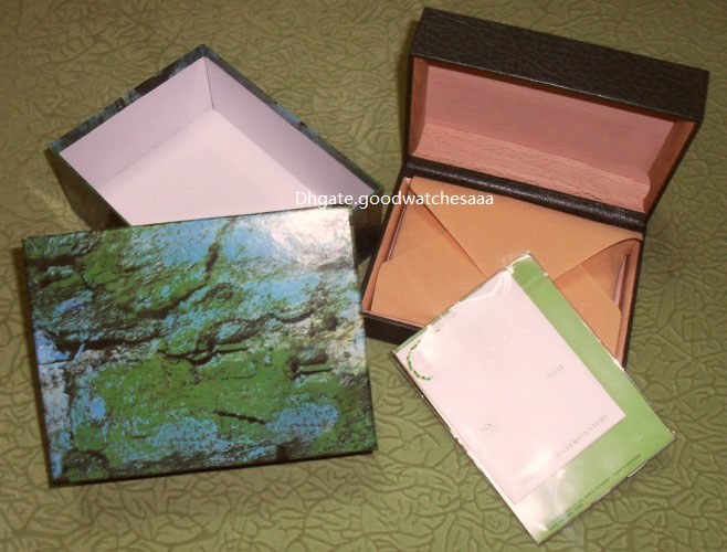 Shipping Green Watch Original Box Papers Card Purse Gift Boxes Handbag 185mm*134mm*84mm 116610 116660 116710 118239 116500Factory, Black;blue
Shipping Green Watch Original Box Papers Card Purse Gift Boxes Handbag 185mm*134mm*84mm 116610 116660 116710 118239 116500Factory, Black;blue