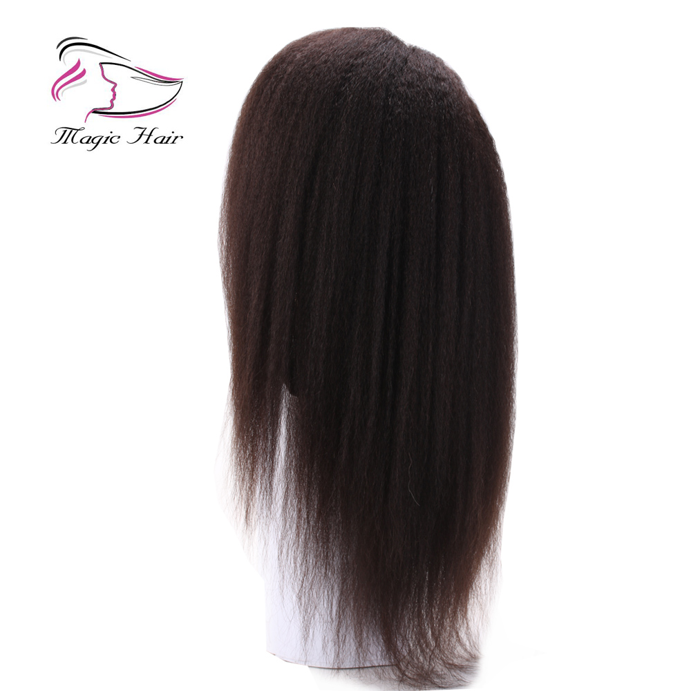 Natural Color full lace human hair wigs lace front wigs for black women kinky straight Brazilian Peruvian Malaysian Indian virgin hair