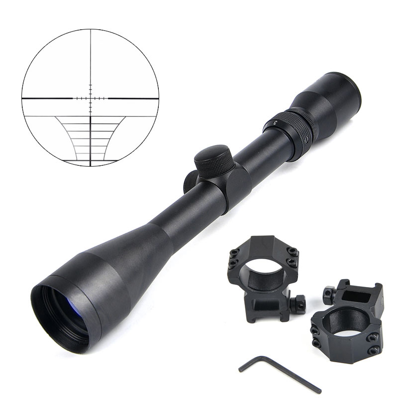 3-9X40 Tactical Riflescope Optic Sniper Deer Rifle Scope Hunting Scopes Airgun Rifle Outdoor Reticle Sight Scope, Size
3-9X40 Tactical Riflescope Optic Sniper Deer Rifle Scope Hunting Scopes Airgun Rifle Outdoor Reticle Sight Scope, Size
