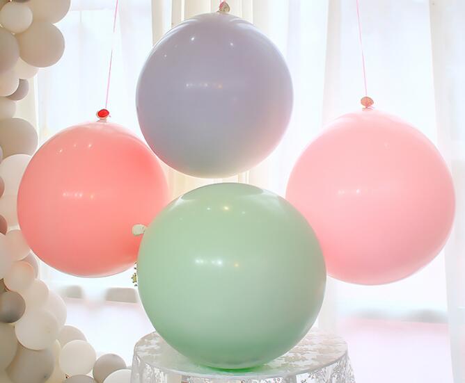 36 Inch Macarons Latex Balloon Large Macaron Balloon Birthday Party Wedding Bridal Shower Decorations Multi Colors