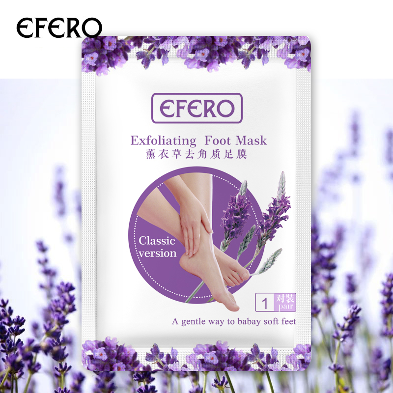 Feet Exfoliating Foot Mask For Legs Lavender Heels Magic Skin Peeling Dead Skin Feet Mask Socks For Pedicure Mascarilla Exfoliante Para Pies Peeling D