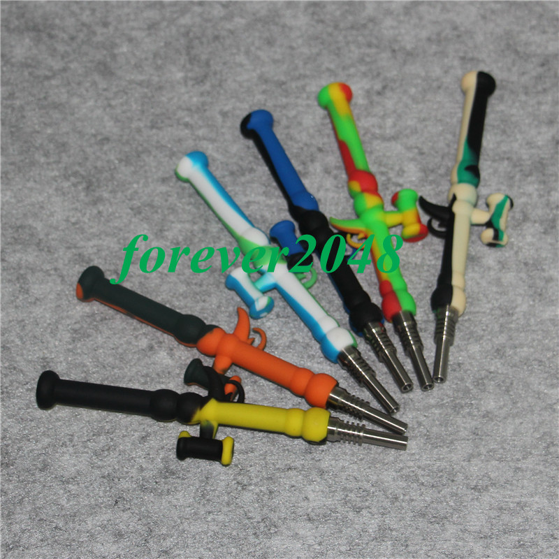 Factory wholesale silicone Nectar Collector kit portable Concentrate smoke Pipe with Titanium Tip Dab Straw Oil Rigs pipe for wax
Factory wholesale silicone Nectar Collector kit portable Concentrate smoke Pipe with Titanium Tip Dab Straw Oil Rigs pipe for wax