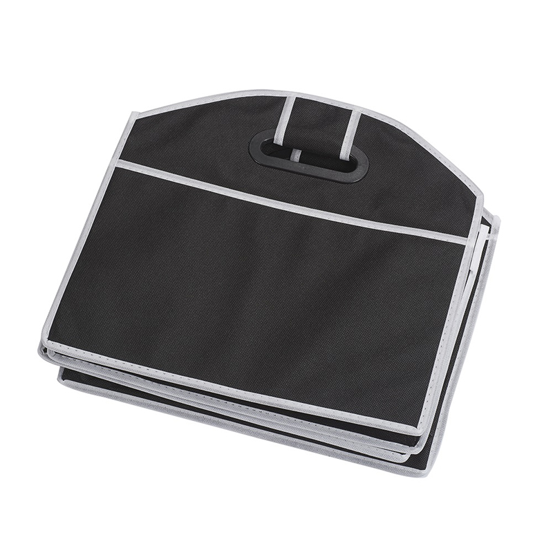 Car Storage Bag Multi-Pocket Organizer Large Capacity Folding Storage Bag Car Trunk Organizer Car Toys Food Storage Container Bags Box
