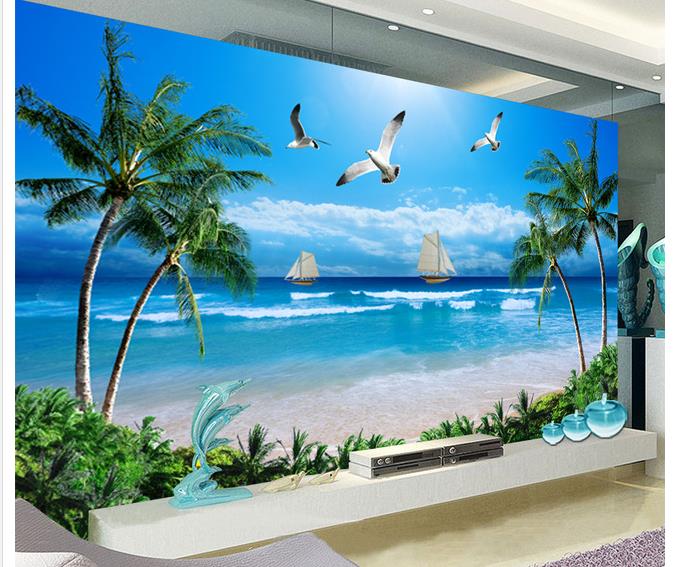 Custom any size Photo any size Beach landscape tv background wall 3d wall murals wallpaper for kids room
Custom any size Photo any size Beach landscape tv background wall 3d wall murals wallpaper for kids room