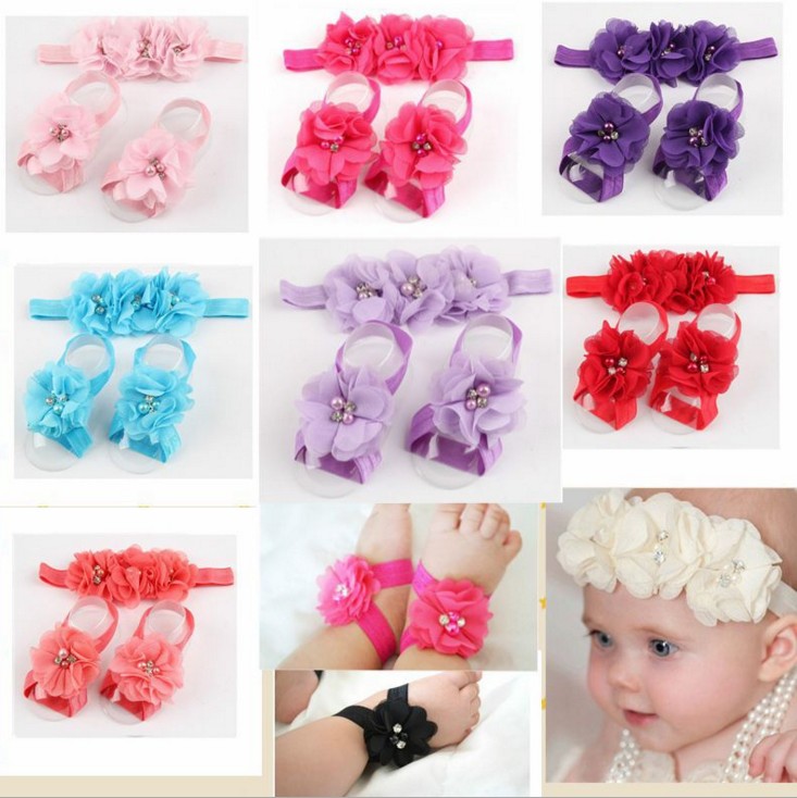 colourful foot flower barefoot sandals+headband set for baby infant girls toddler baby girls flower headbands foot flower hair band set, As picture
colourful foot flower barefoot sandals+headband set for baby infant girls toddler baby girls flower headbands foot flower hair band set, As picture