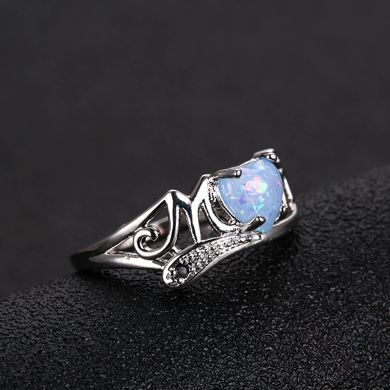 Fashion Mom Ring Women Jewelry blue Crystal heart Knuckle Rings For Birthday Mother's Day Gift will and sandy drop ship, Silver
Fashion Mom Ring Women Jewelry blue Crystal heart Knuckle Rings For Birthday Mother's Day Gift will and sandy drop ship, Silver