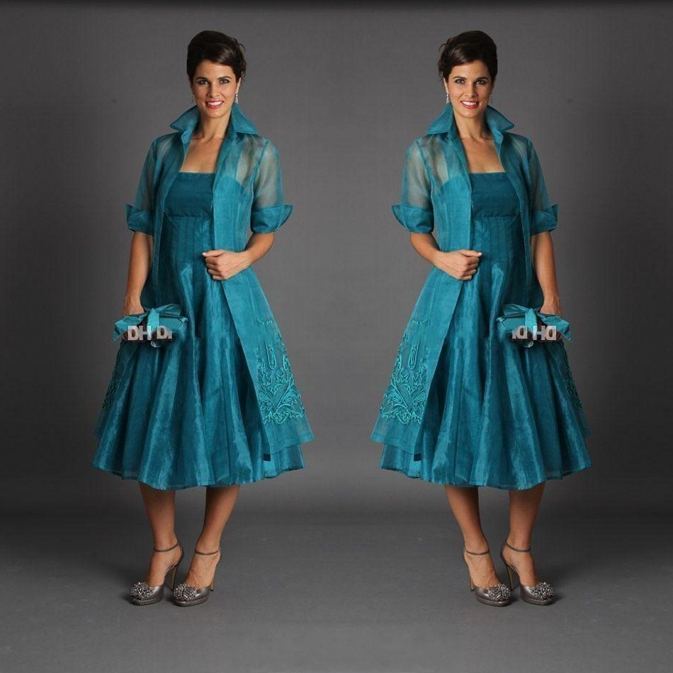 2020 Vintage Plus Size Tea Length Mother of The Bride Dresses Jacket Strapless Sleeveless Hunter Green Short Suits Evening Gowns BA8945
2020 Vintage Plus Size Tea Length Mother of The Bride Dresses Jacket Strapless Sleeveless Hunter Green Short Suits Evening Gowns BA8945