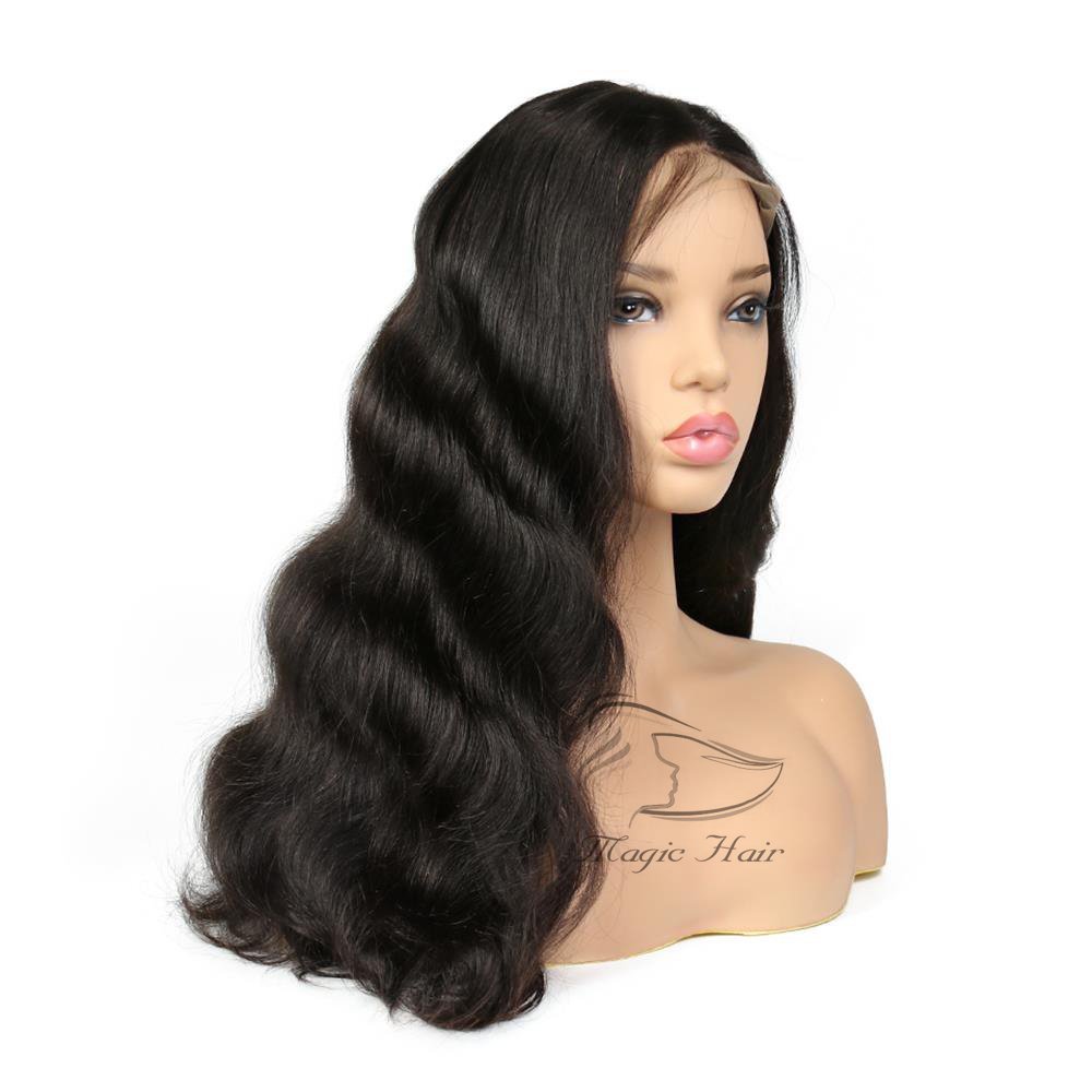 Wholesale 20-26inch Full Lace Human Hair Wigs For Women natural color Body Wave Brazilian Lace Frontal Wigs With Baby Hair Natural Hairline