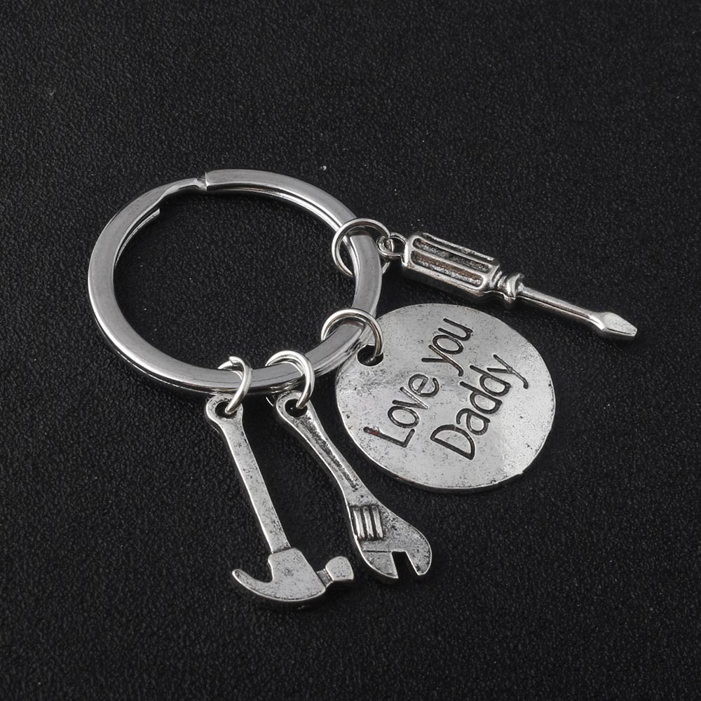 if dad cant fix it no one can hand tools keychain daddy key rings gift for dad fathers day father key chain accessories