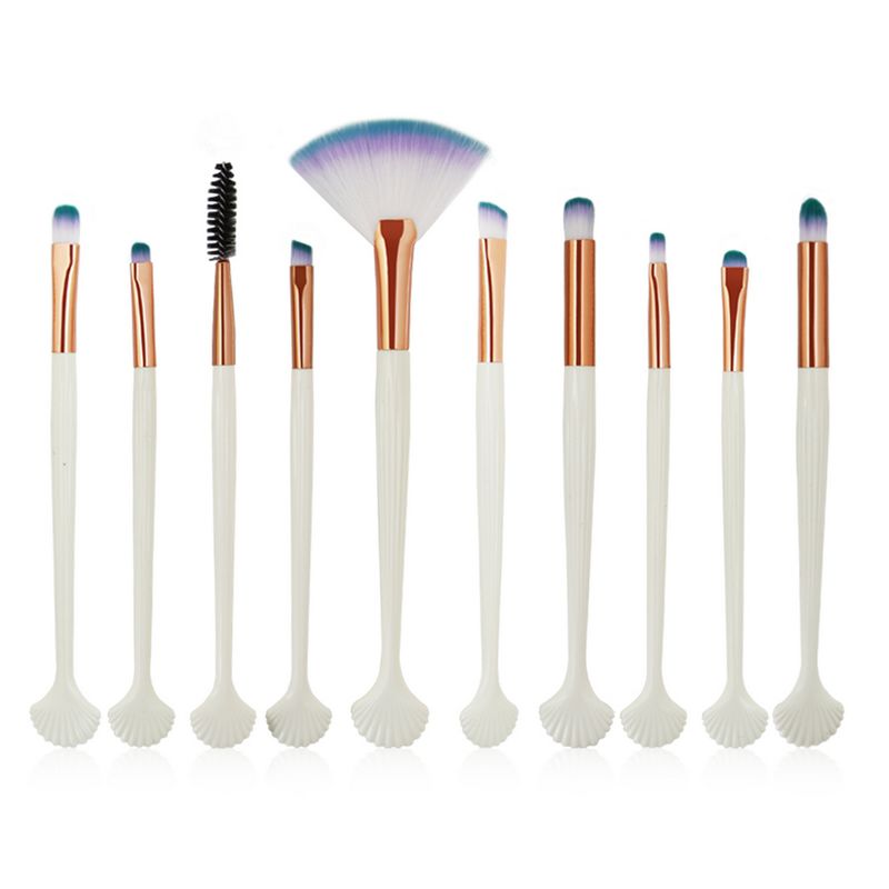 MAANGE 10Pcs Makeup Brushes Set Eye Shadow Eyebrow Eyelashes Powder Lip Eyes Make Up Brush Cosmetic Beatuy Tool Kit Maquiage