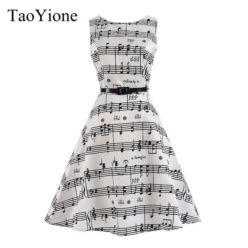 Women Autumn Music Note Printing Dress Audrey Hepburn Robe Retro Swing Casual Vintage Sleeveless O-Neck Swing Dresses Vestidos, 8018
Women Autumn Music Note Printing Dress Audrey Hepburn Robe Retro Swing Casual Vintage Sleeveless O-Neck Swing Dresses Vestidos, 8018