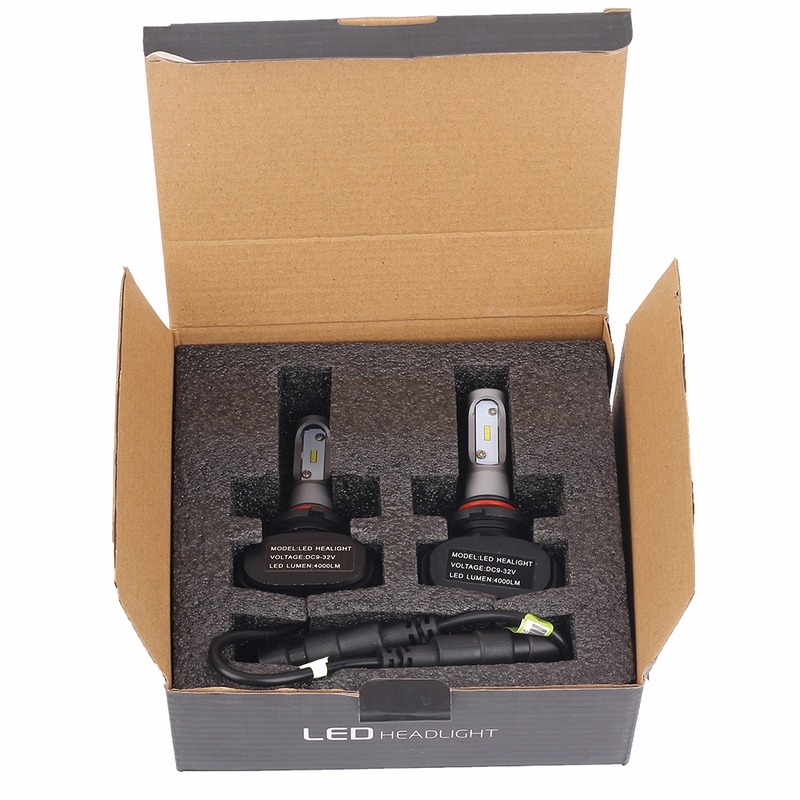 s1 csp led headlights h1 h3 h4 h7 h11 880 9005 9006 led car headlight bulb hilo beam 50w 8000lm auto led headlamp