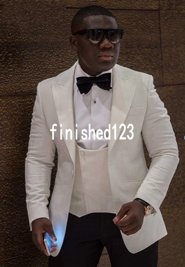 Popular Design Groom Tuxedos One Button Ivory Peak Lapel Groomsmen Best Man Suit Wedding Mens Suits (Jacket+Pants+Vest+Tie) J487, Same as image
Popular Design Groom Tuxedos One Button Ivory Peak Lapel Groomsmen Best Man Suit Wedding Mens Suits (Jacket+Pants+Vest+Tie) J487, Same as image