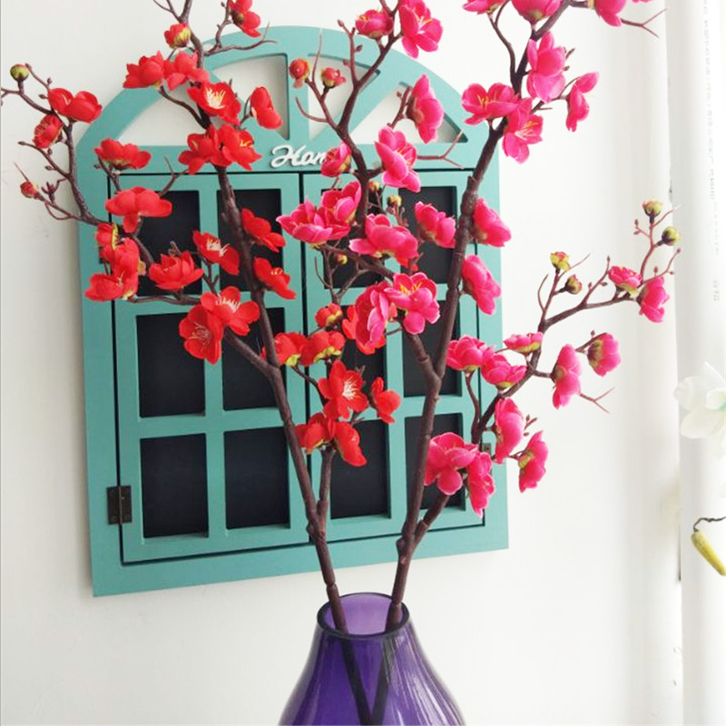 High-end Artificial Flowers Stereoscopic Long Branch Plum Vivid Silk Fake Flowers For Home Wedding Decor Peach Blossom, As pic
High-end Artificial Flowers Stereoscopic Long Branch Plum Vivid Silk Fake Flowers For Home Wedding Decor Peach Blossom, As pic