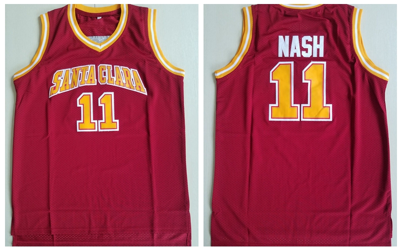 Mens Steve Nash Santa Clara Bronchos College Basketball Jerseys Cheap Vintage 11 Steve Nash Stitched Shirts S, Red
Mens Steve Nash Santa Clara Bronchos College Basketball Jerseys Cheap Vintage 11 Steve Nash Stitched Shirts S, Red