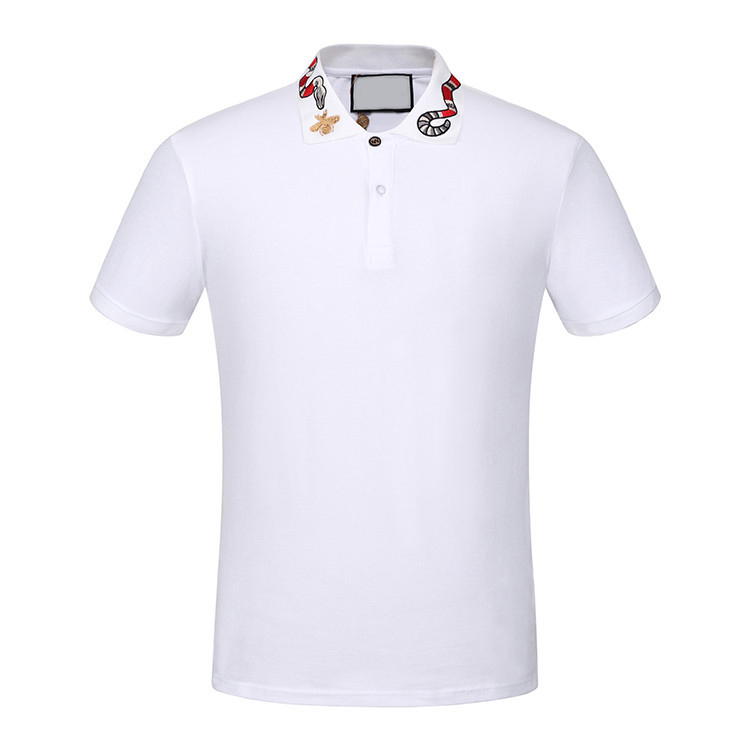 High quality brand new Luxury designer men Casual polo shirt t shirts medusa mens polos High street embroidery snake bee polo shirts 3XL, White
High quality brand new Luxury designer men Casual polo shirt t shirts medusa mens polos High street embroidery snake bee polo shirts 3XL, White