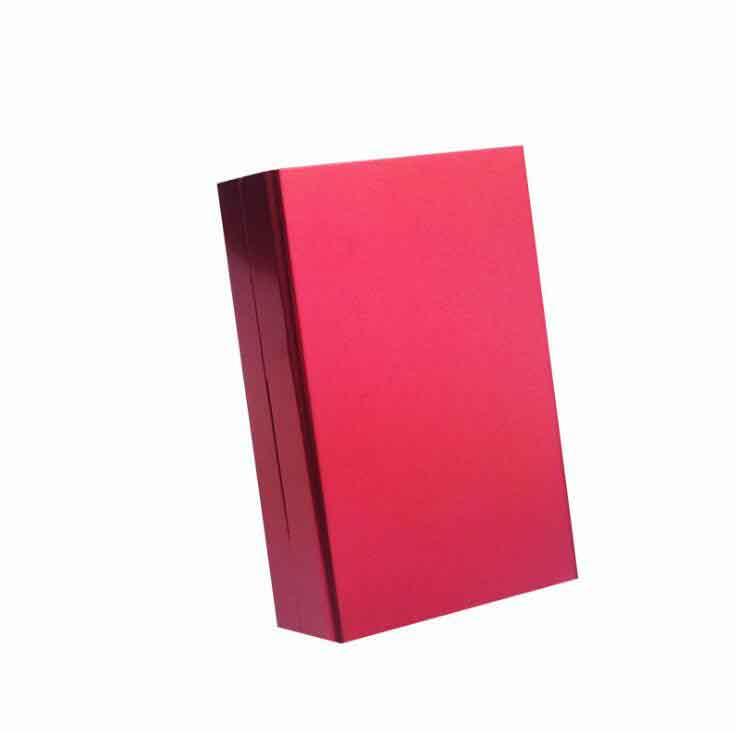 Slide Cigarette Box Aluminum Alloy Metal Storage Case Holding 20pcs Capacity Automatic Elastic Cover Five Color Smoking Tool