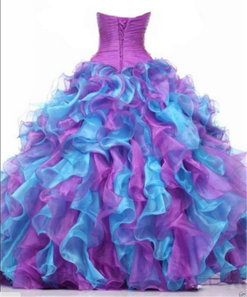 2020 New Hot Ball Gown Quinceanera Dresses Crystals For 15 Years Sweet 16 Plus Size Pageant Prom Party Gown QC1058