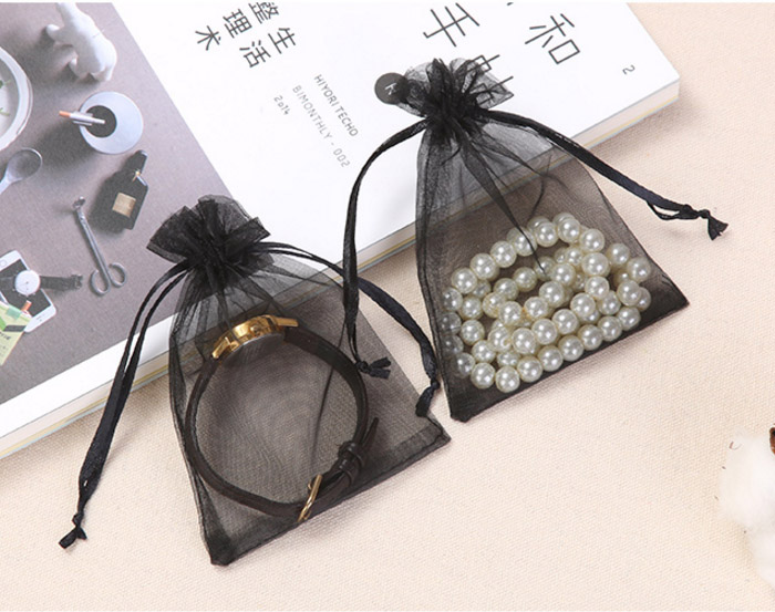 Jewelry Organza Gift Bag 4in x 6in 10x15cm pack of 100 Travel Drawstring Pouch