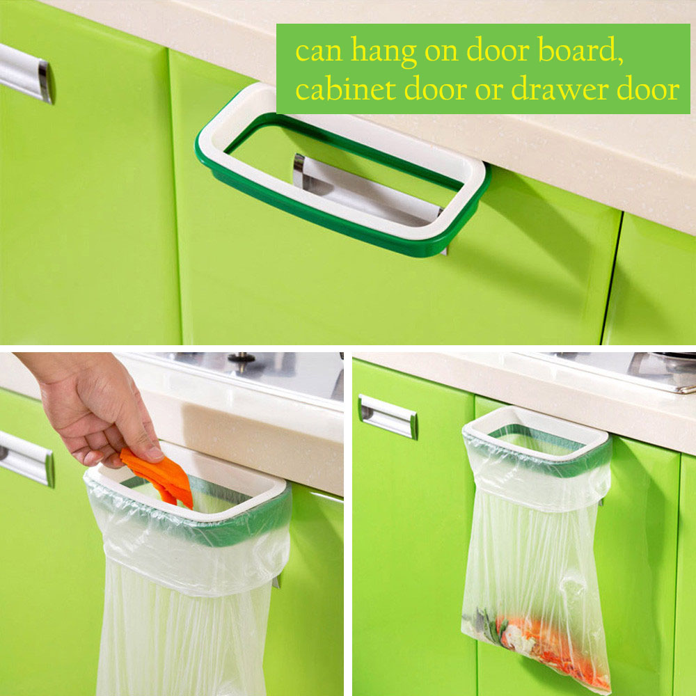2017 Hanging Kitchen tools Practical Environmental Protection Stand Storage Garbage Better Rubbish Bag Storage Rack 22*12.5cm