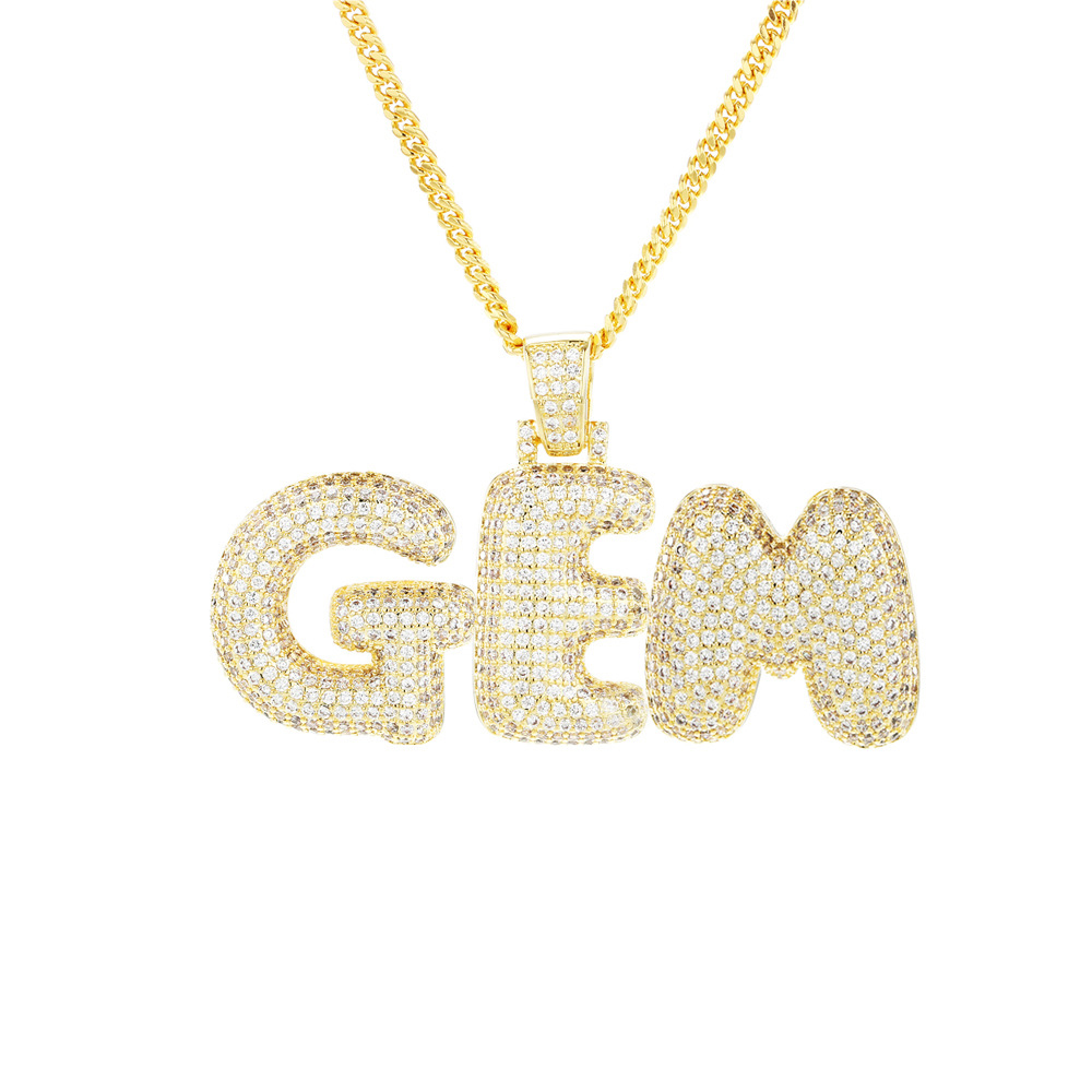 Personalized Custom Name Bubble Letters Pendant Men s Hip Hop Necklace Gold Silver Rose Gold CZ alphabet Charm Rope chains For women Jewelry
Personalized Custom Name Bubble Letters Pendant Men s Hip Hop Necklace Gold Silver Rose Gold CZ alphabet Charm Rope chains For women Jewelry