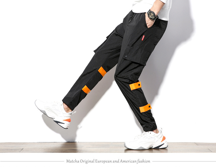 Men Cargo Pants Fas… - image