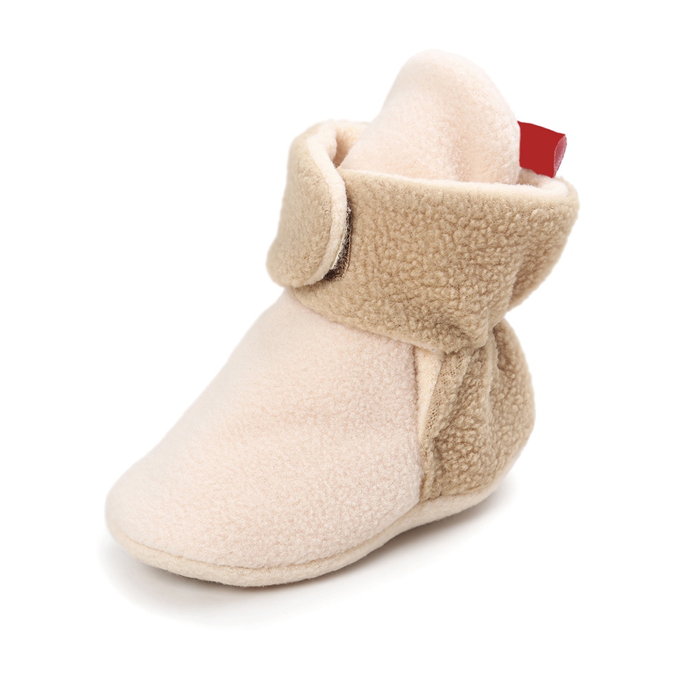 Newborn Baby Shoes Winter Kids Boy Girl Cotton Cloth Booties First Walker Anti-slip Soft Sole Toddler Sneaker First Walkers