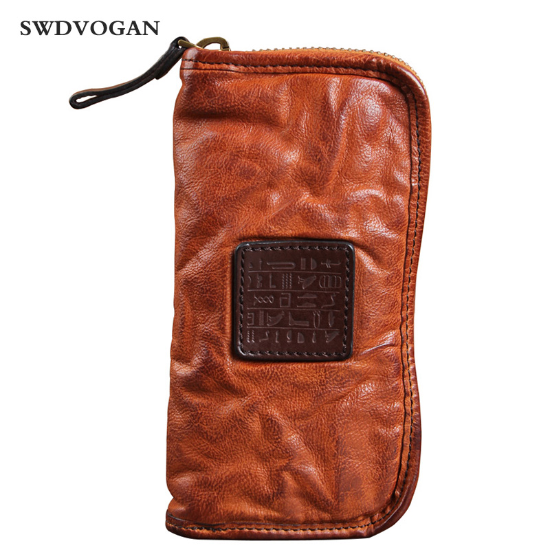 Genuine Leather Wallet Men Clutch Bag Vintage Cowhide Ruched Leather Men Purse Zipper Male Long Wallets Letter Carteira, Black
Genuine Leather Wallet Men Clutch Bag Vintage Cowhide Ruched Leather Men Purse Zipper Male Long Wallets Letter Carteira, Black