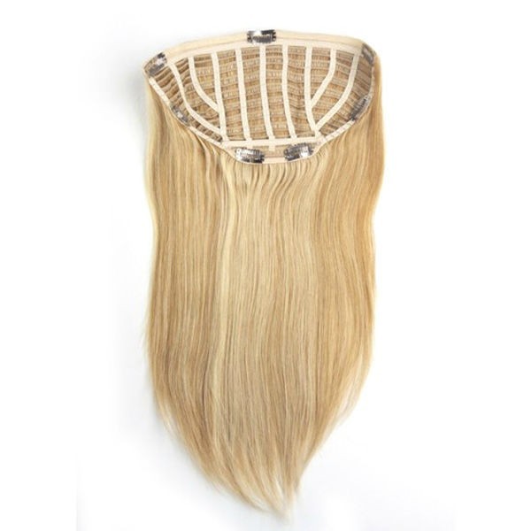 Black Blonde curly 3/4 Human Hair Half Wigs 4colors Virgin Brazilian Human Hair machine made Lace Wigs for Women diva1