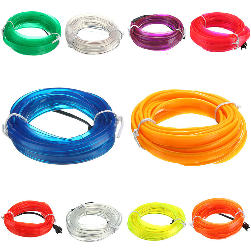 5m Flexible Car Interior Atmosphere EL Wire Neon Light Dance Festival Led strip EL lights 2.3MM
5m Flexible Car Interior Atmosphere EL Wire Neon Light Dance Festival Led strip EL lights 2.3MM