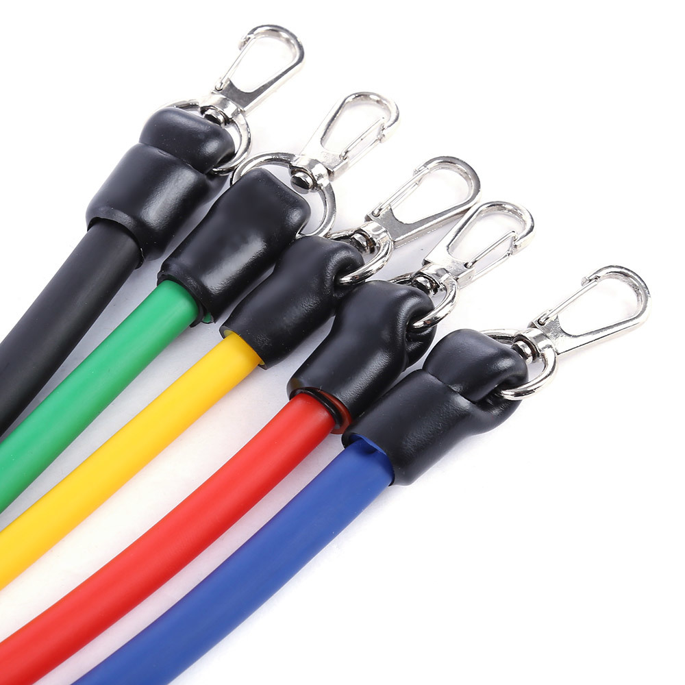 LEAJOY 11pcs/set Latex Tubing Expanders Exercise Tubes Strength Resistance Bands Pull Rope Pilates Crossfit Fitness Equipment Y1892612