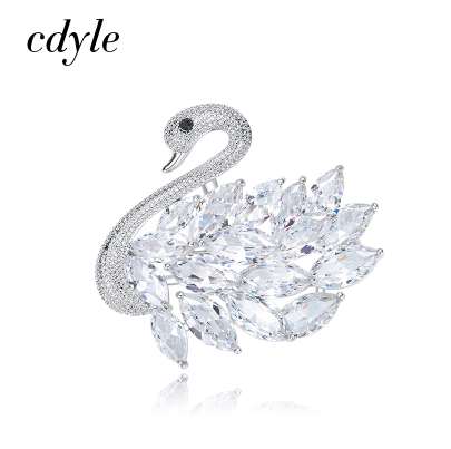 Cdyle Women Brooches Austrian Rhinestone Paved Fashion Chic Bijoux New Elegant Swan Shape Jewelry Romantic Valentine's Day Gift
Cdyle Women Brooches Austrian Rhinestone Paved Fashion Chic Bijoux New Elegant Swan Shape Jewelry Romantic Valentine's Day Gift