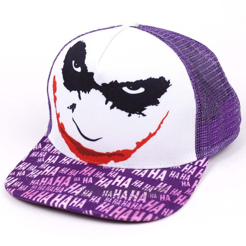  The Joker Print Snapback Hat Men Women Summer Caps Hats Cool Novelty Hip Hop Baseball Cap