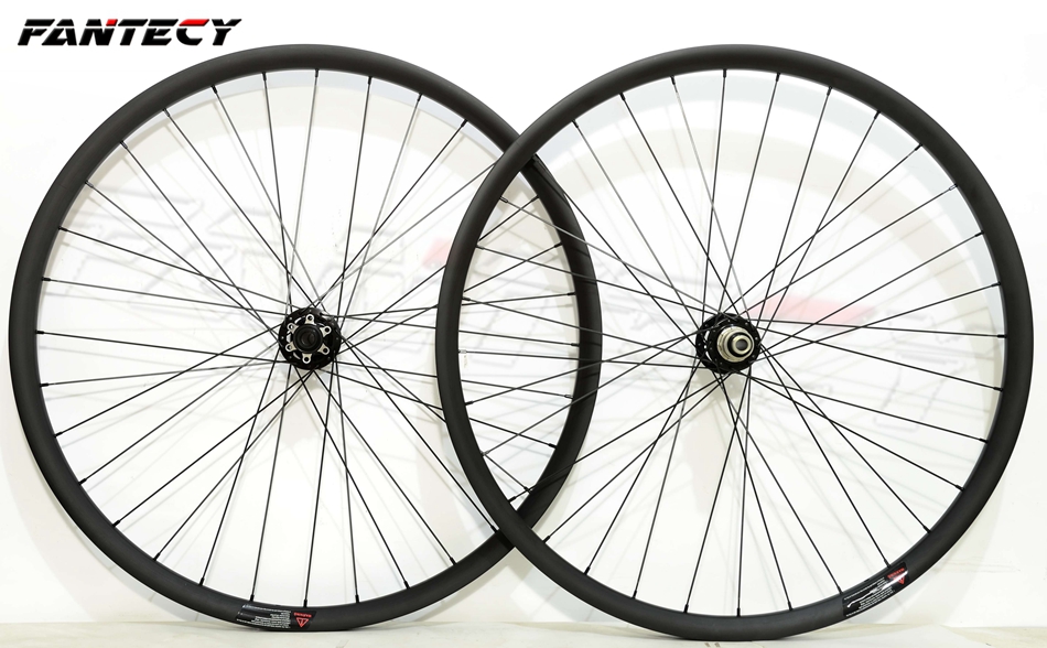 

FANTECY 29er hookless mountain bike carbon wheels 29inch MTB bicycle super light MTB XC carbon wheelset UD matte finish 30mm width 24 depth