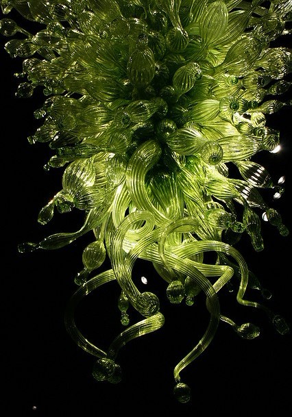 Green Glass LED Pendant Lamps Style Hand Blown Glass Chandelier Color Size Customized CE UL Certificate Best Gift Home Decor Lamps