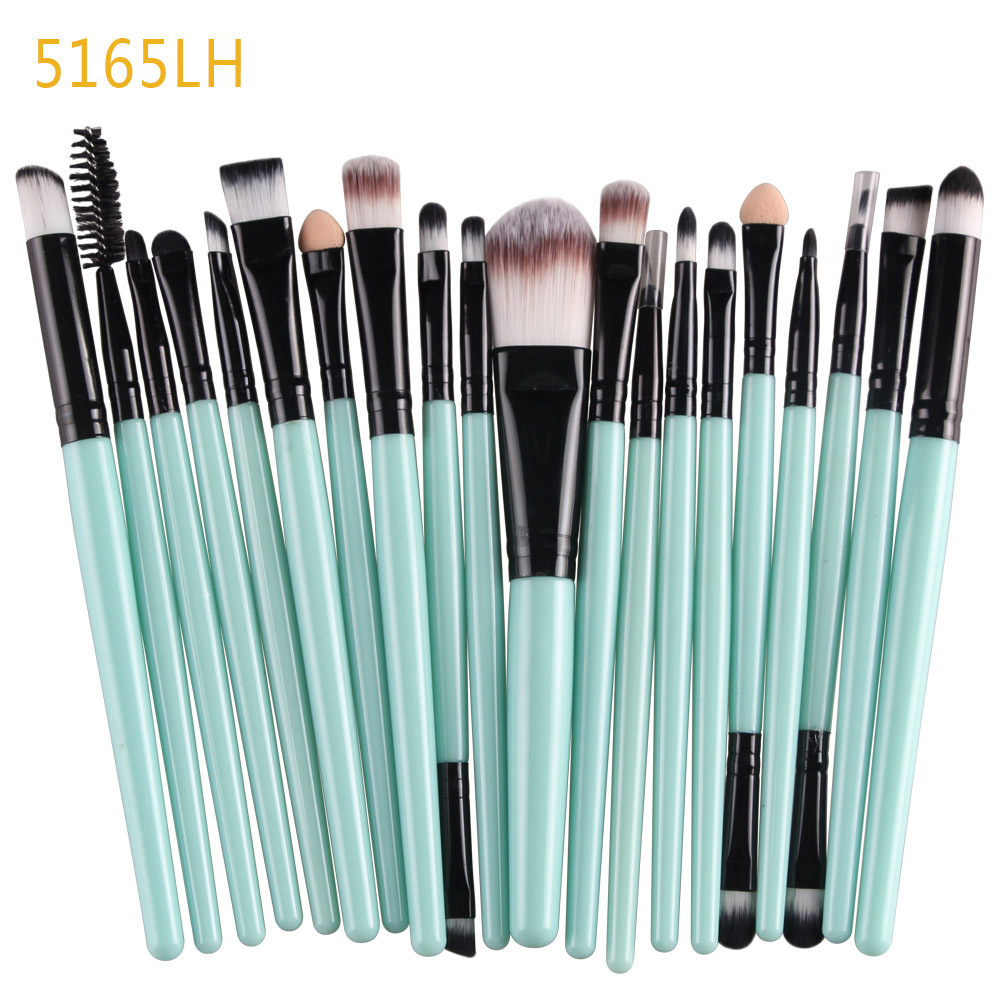 Makeup Brushes Kit Eye Shadow Foundation Powder Eyebrow Eyelash Lip Brush Cosmetic Tool 20pcs/Set J1546